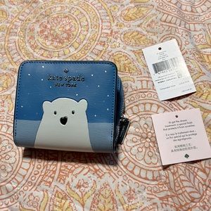 Brand new with tags Kate Spade wallet with polar bear